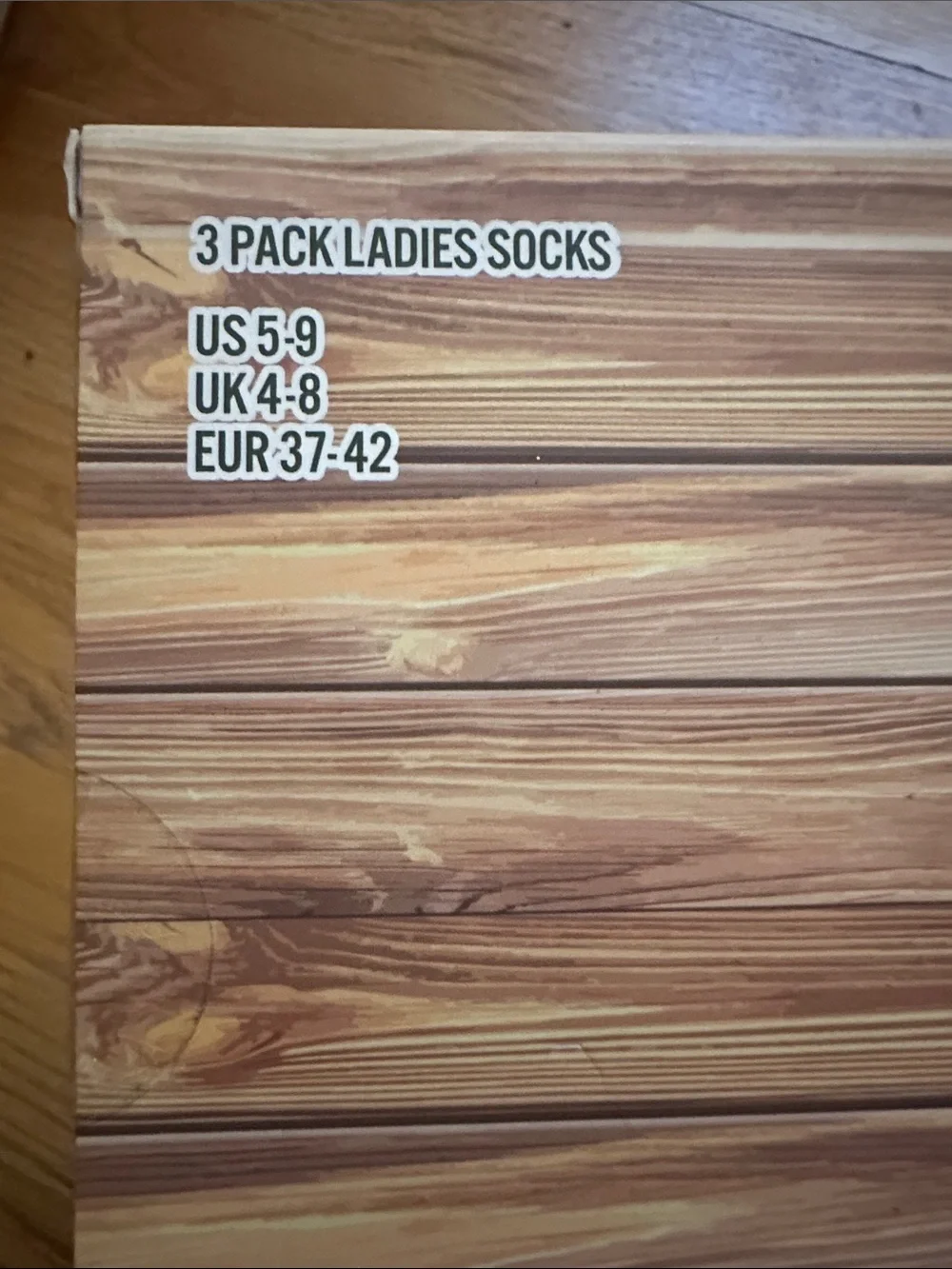 3-Pack Crew Socks - Orange, Green, Brown